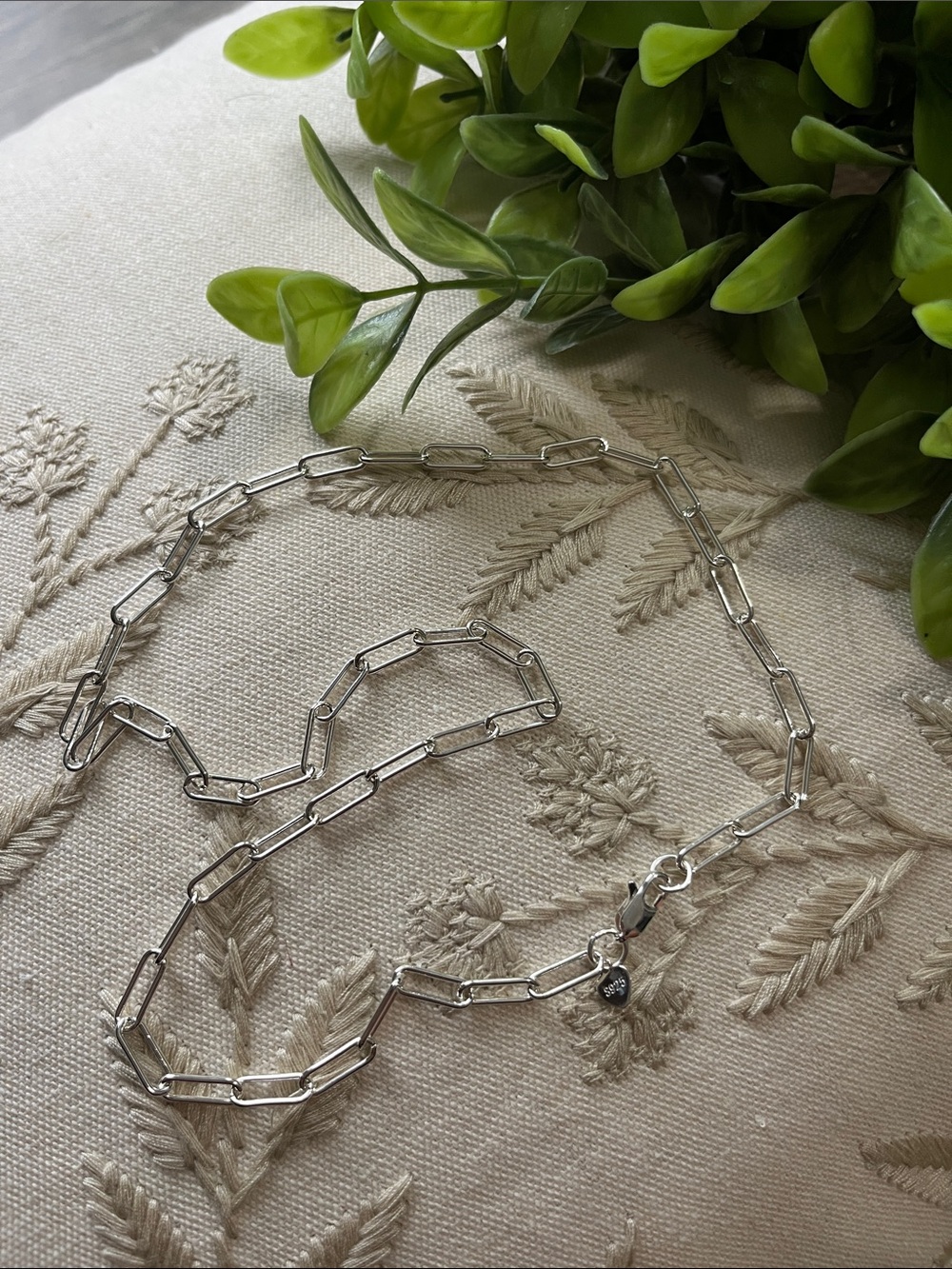 Sterling Paper Clip Chain 20” Necklace
New with Tags 925 Silver Jewelry - Picture 3 of 8